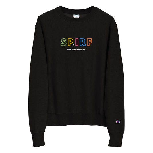 SP.IRF Multicolor Lettering Embroidery Crewneck