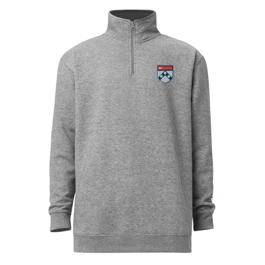 Whelan School of Rowing - Embroidered Quarter Zip Pullover | Light