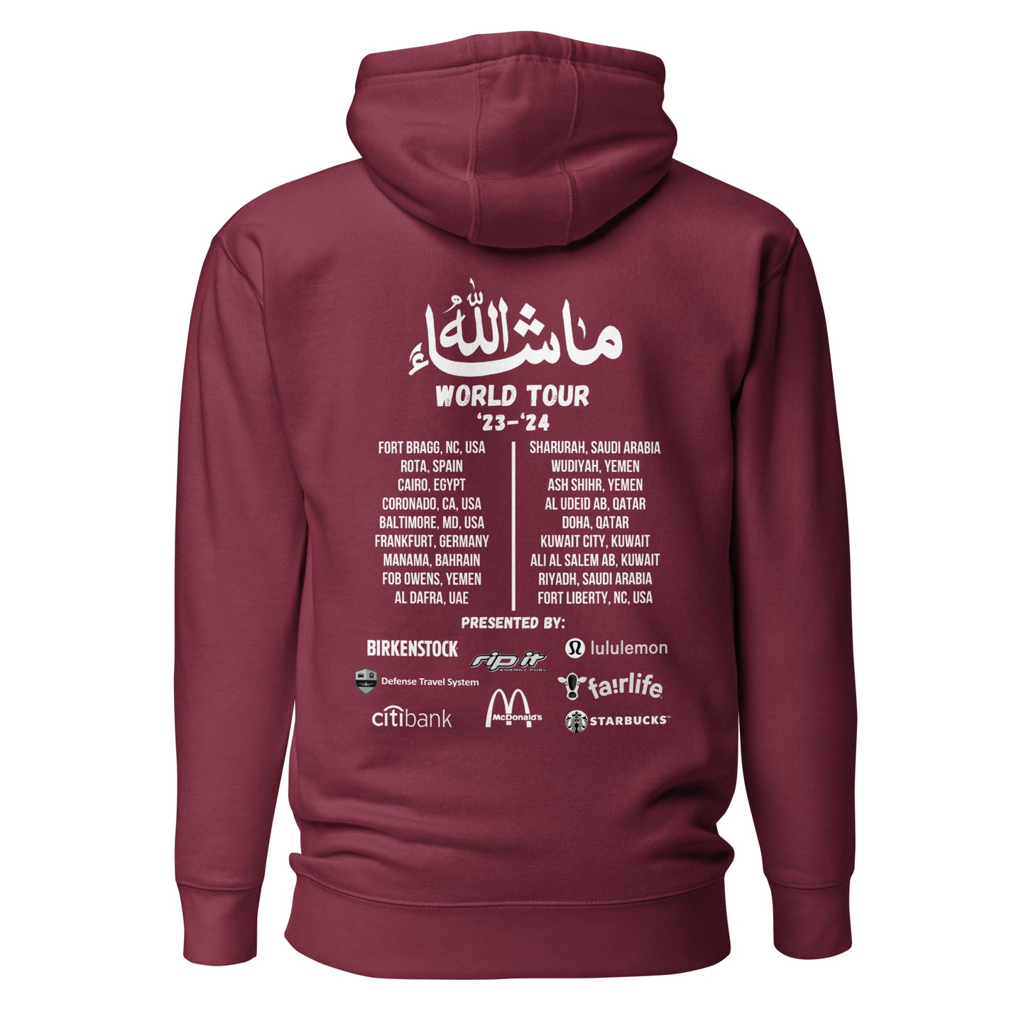Mashallah World Tour '23-'24 Hoodie