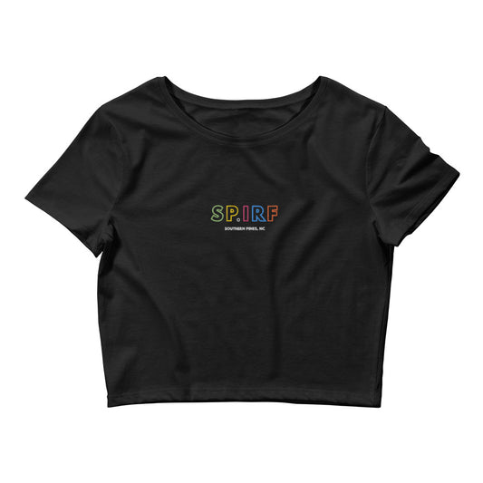 SP.IRF Multicolor Lettering Cropped Tee